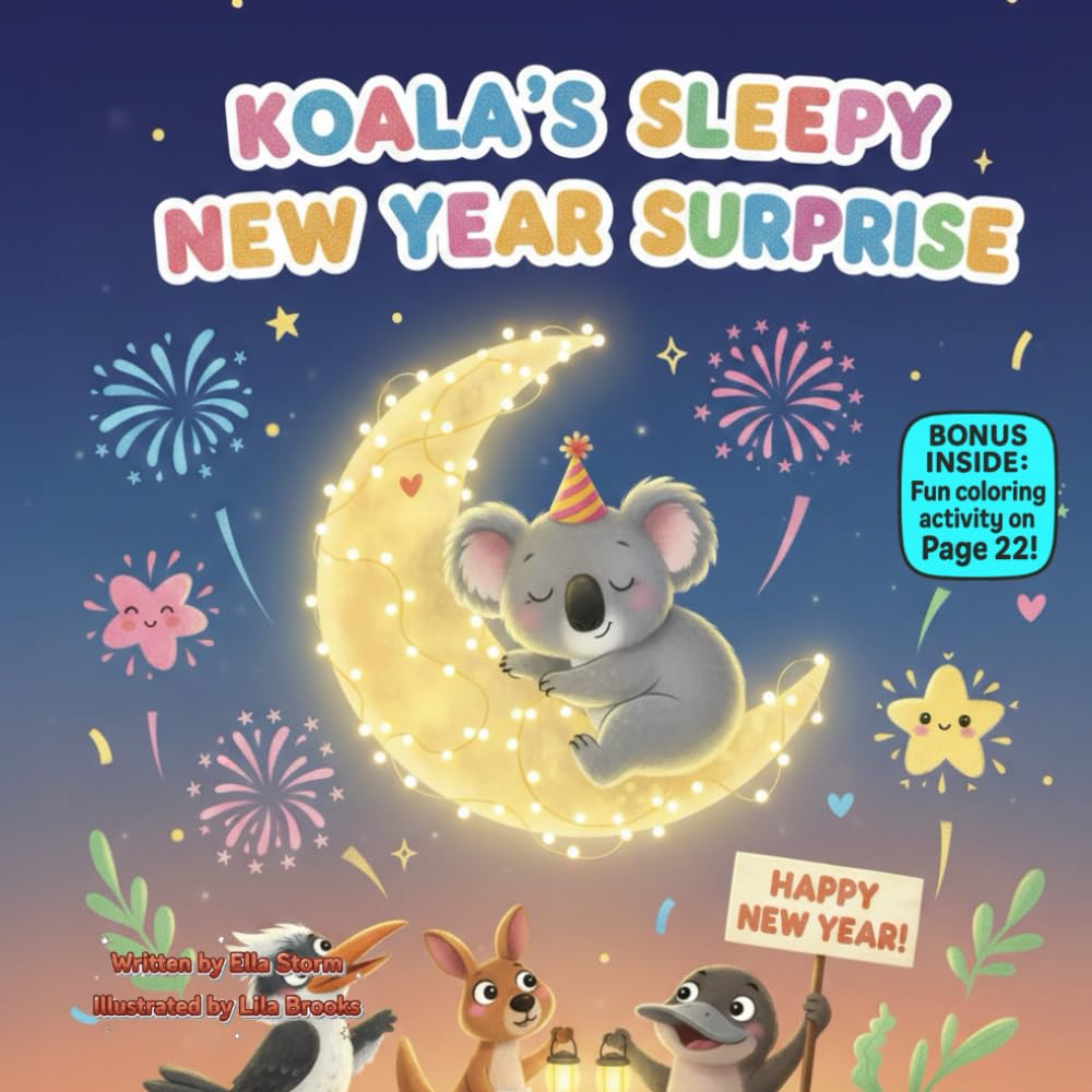 Koala’s Sleepy New Year Surprise: A Rhyming New Year’s Eve Adventure About Trying Your Best