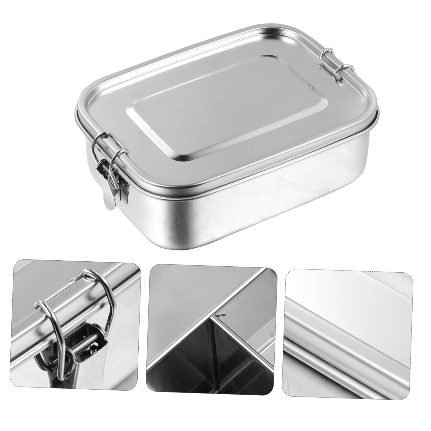 Boîte à Bento à 3 Compartiments Présent Rentrée 1,2l Acier Inoxydable