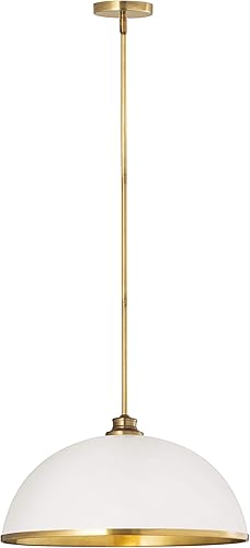 Landry - 1 colgante de luz en estilo transicional, 10 pulgadas de alto y 20 pulgadas de ancho