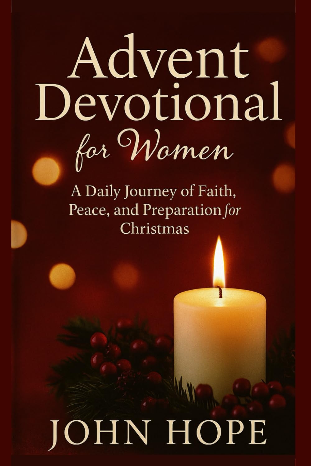 Advent Devotional for Women: A Daily Journey of Faith, Peace, and Preparation for Christmas