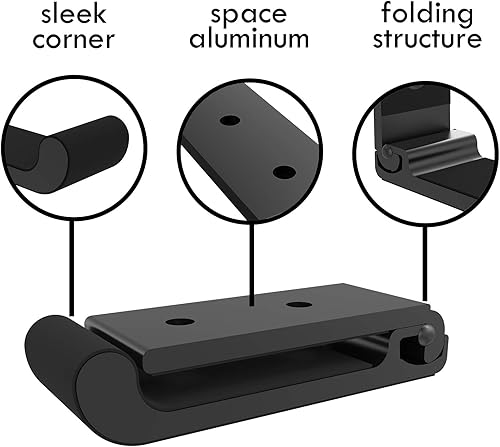 Miniatura 3 de Aoanoko Soporte de pared para rifle de rifle, resistente a los arañazos, gancho plegable para protección de escopeta y arco de arco, soporte de