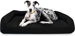 K9 Ballistics Tough Orthopedic XL Extra Large Bolster Dog Bed - Washable, Durable and Water Resistant Dog Bed - Made for Big Dogs, 38