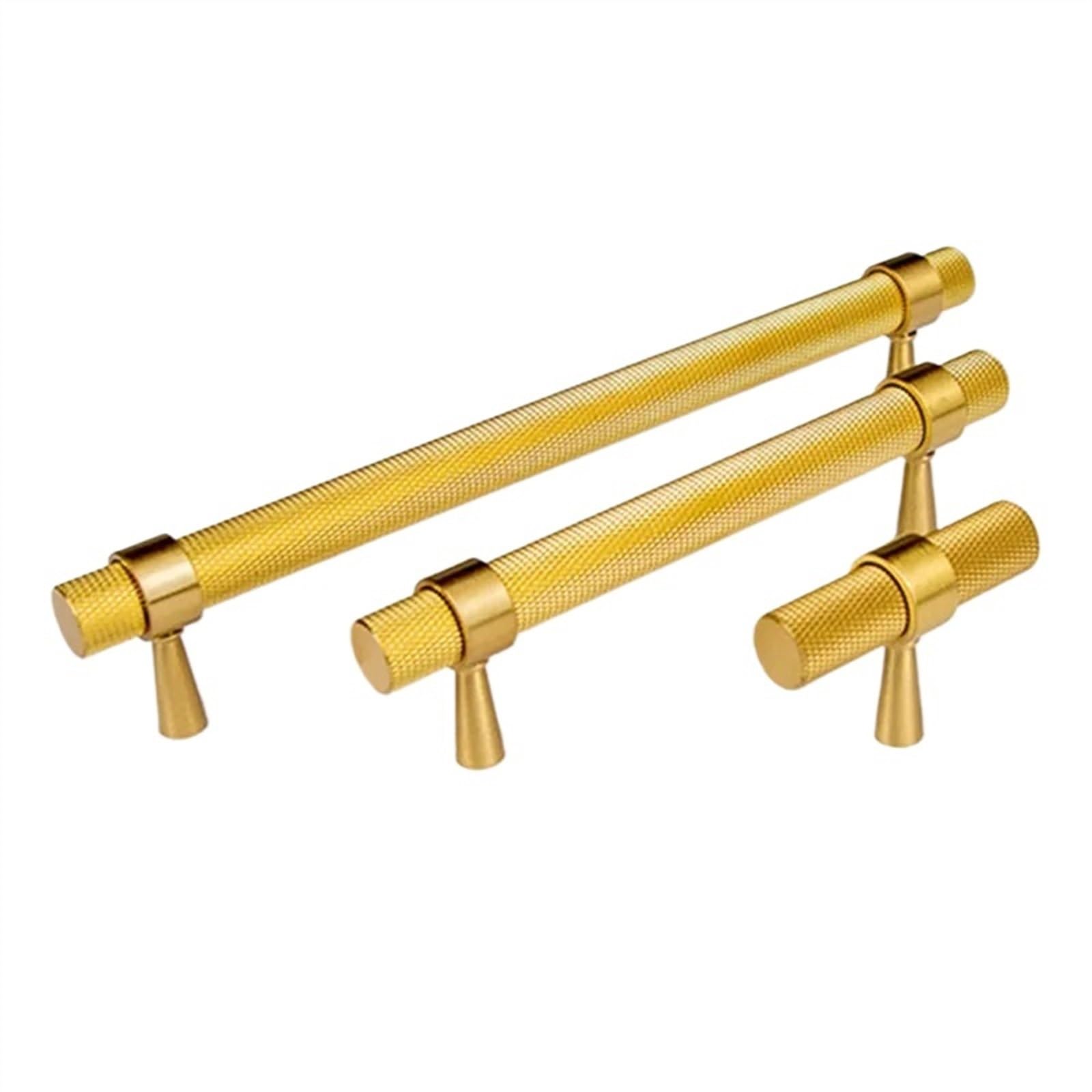 Manija de latón de alta gama para muebles de cocina y cajones con medida CTC 128mm.