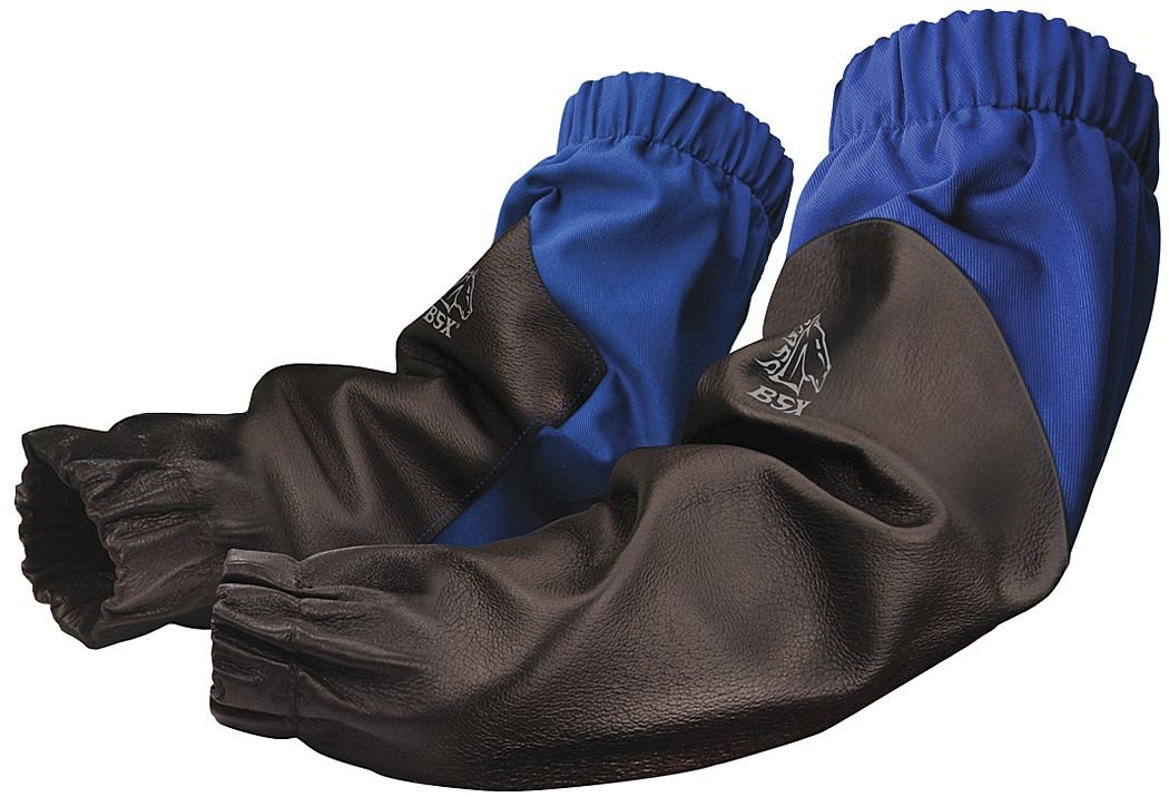 REVCO BSX HYBRID FR/GRAIN PIGSKIN SLEEVES - ROYAL BLUE/BLACK BX