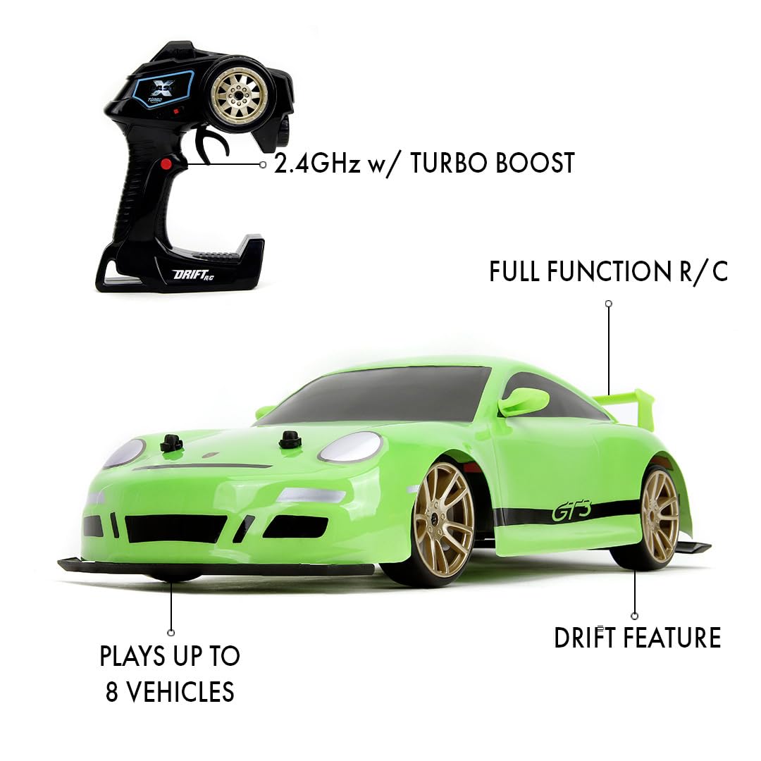 Jada Fast & Furious RC Porsche 911 Drift 1:10, zielony