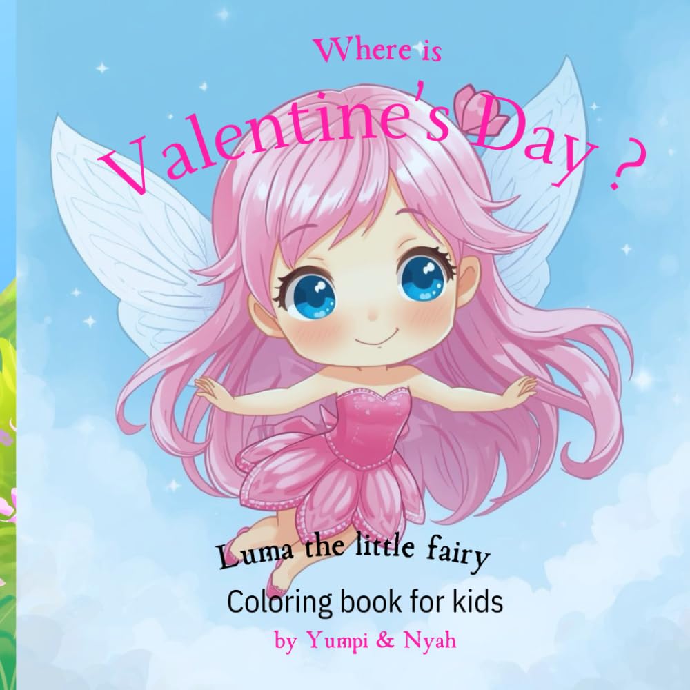 Where is Valentine’s Day coloring book for kids: Take an adventure with Luma the little fairy as she searches for Valentine’s Day. Now kids can go on ... friends! (Adventures of the little fairies)