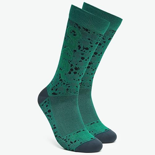 Oakley Calcetines Maven MTB para hombre, rana verde, talla L de EE. UU