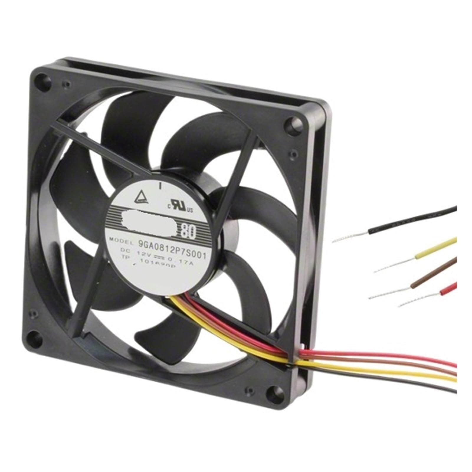 ZBWZXBDJ 9GA0824P7G001 24VDC FAN 80X80X15mm 3.12W 4wire 6100RPM