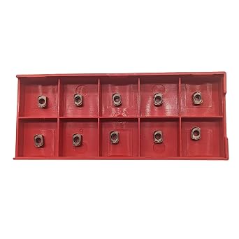 10PCS LNMU020209ZNER High Speed Feed Carbide Milling Inserts Face milling Slotting Milling Inserts Boring Bar Inserts for EXN02R End Mill Holder