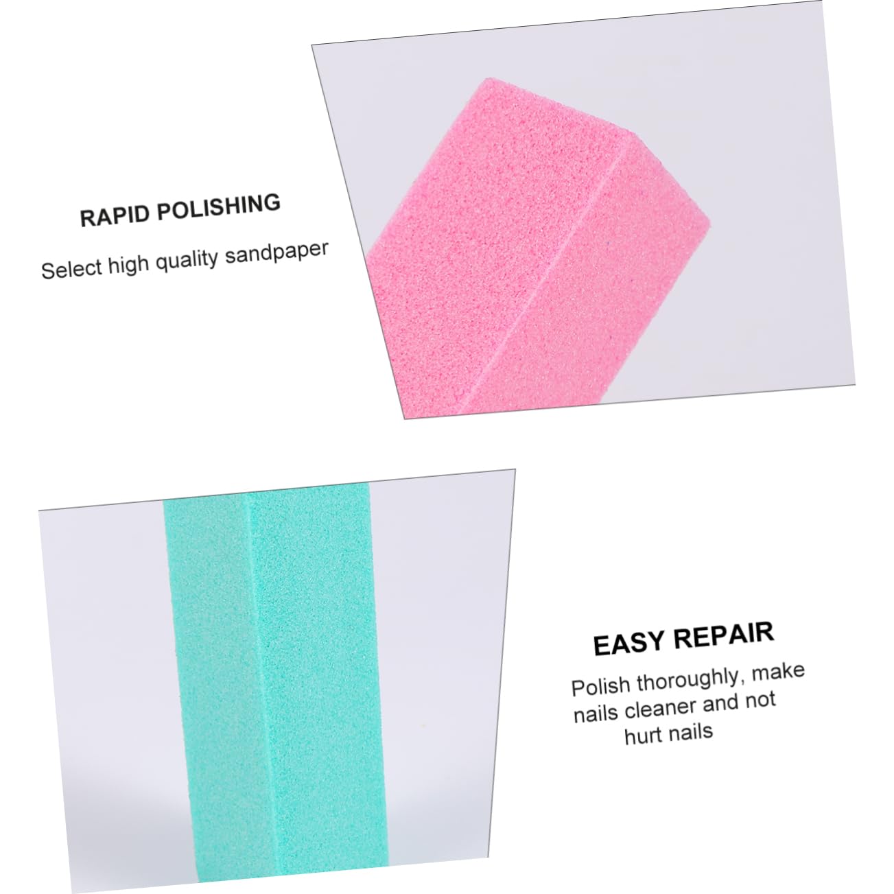 16pcs Professional Nail Buffer Sponge Four Sided Polishing Block for Manicure Nail Art Safe Portable and Versatile Buffing Tools