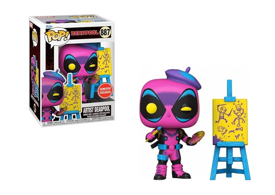 Amazon.com: Funko Pop! Bucket List Artist Deadpool 887