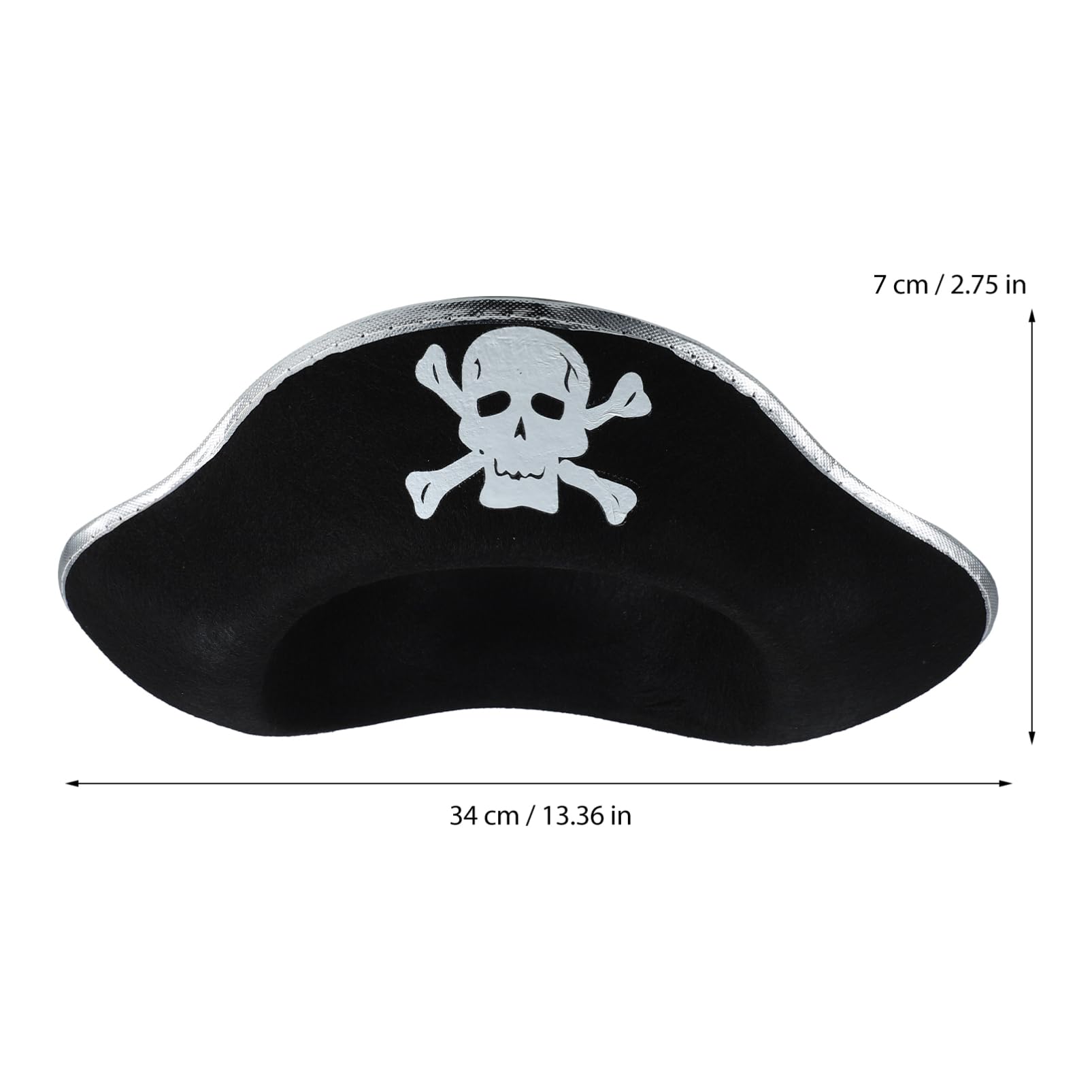 6 cappelli da pirata, per carnevale, per feste, cosplay, per feste e cosplay, per feste