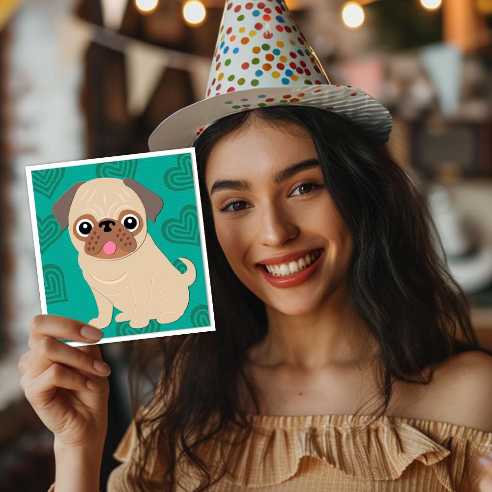 Fustelle Metalliche Per Scrapbooking: Set Con Forme Di Cane Carino Per Album, Biglietti E Decorazioni Fai Da Te