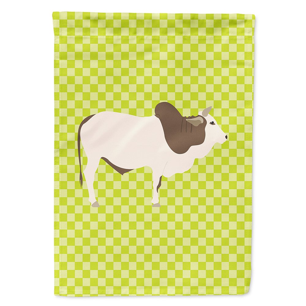 Malvi Cow drapeau vert grand format pour embellir la terrasse et le jardin de campagne