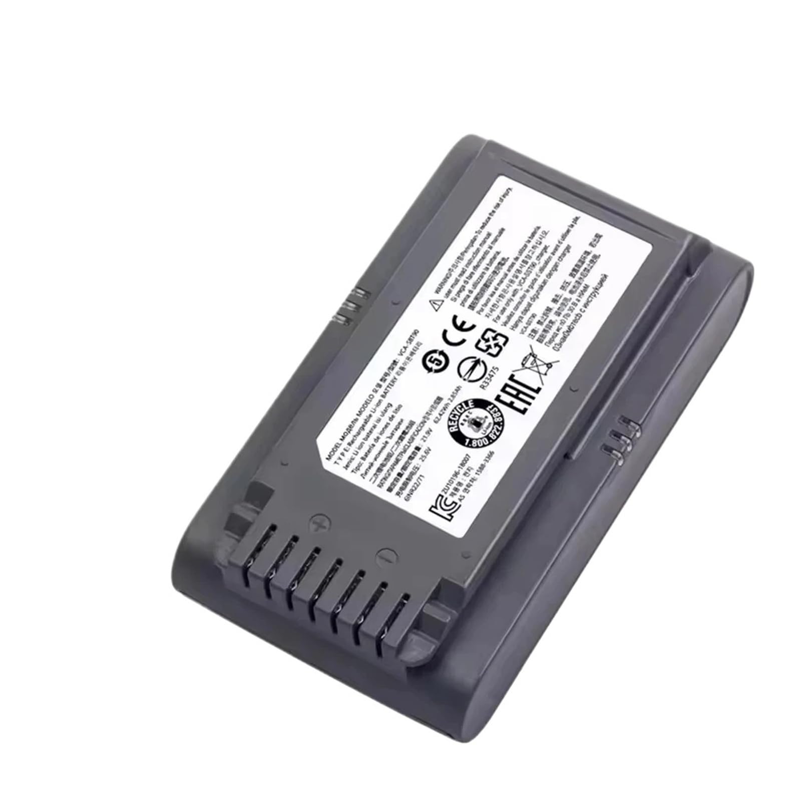 Aspirateur sans Fil VCA-SBT90/XAA, Compatible avec Samsung, Batterie 21,6 V 5000 MAh, Jet 90/Jet 75 Pet/Jet 75(3500mAh)