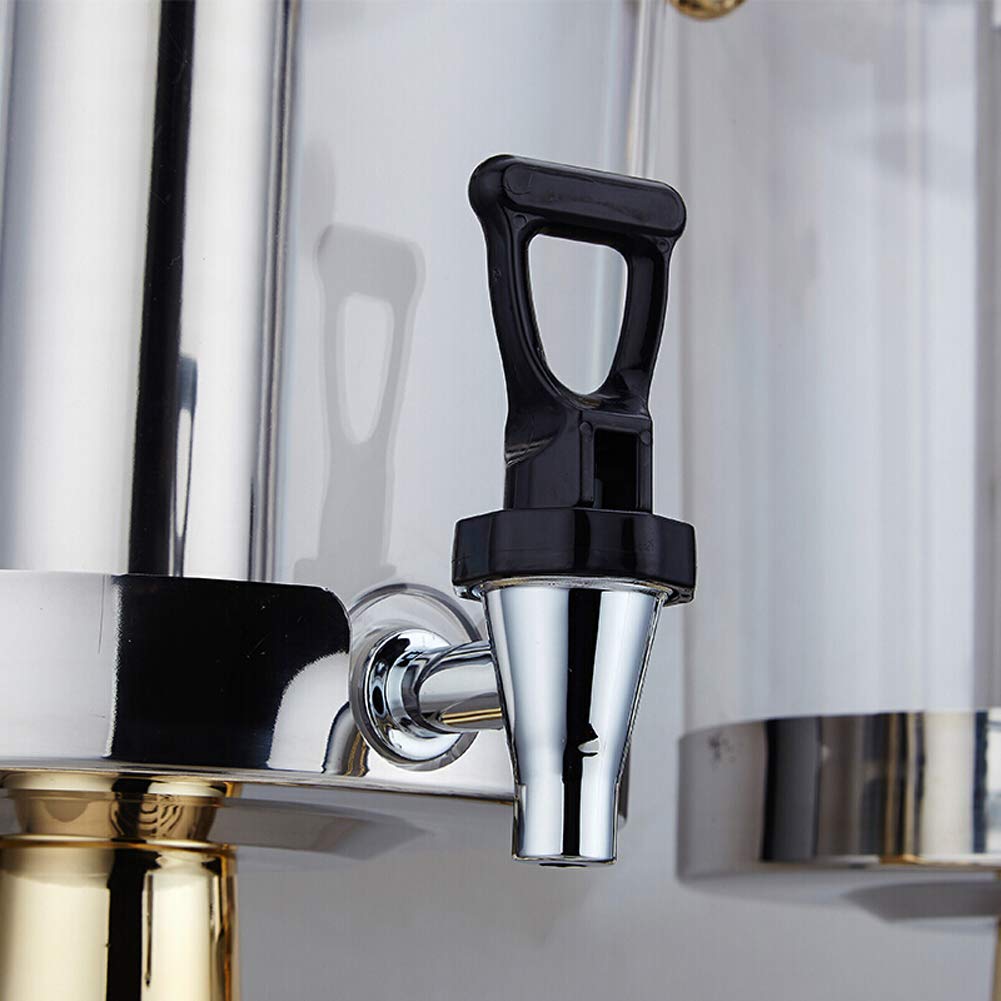 Torre De La Cerveza Bebida De Jugo Dispensador 8L Dispensador De La Cerveza Fruta del Acero Inoxidable del Trípode Hotel De Negocios Bebida Fría Máquina De Jugo Cubo Cubo Bebida Silver-Single Head