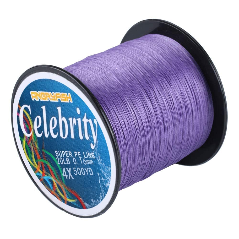 ANGRYFISH Premium 4-Strand Braided Fishing Line - Affordable, Zero-Stretch, Small Diameter - Ideal for Beginner Anglers