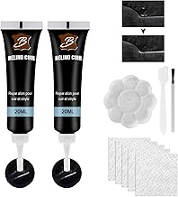 Leather Repair Restorer Leather Filler for Sofas, Car Seats, Shoes, Coats, Scratch Repair (Black)