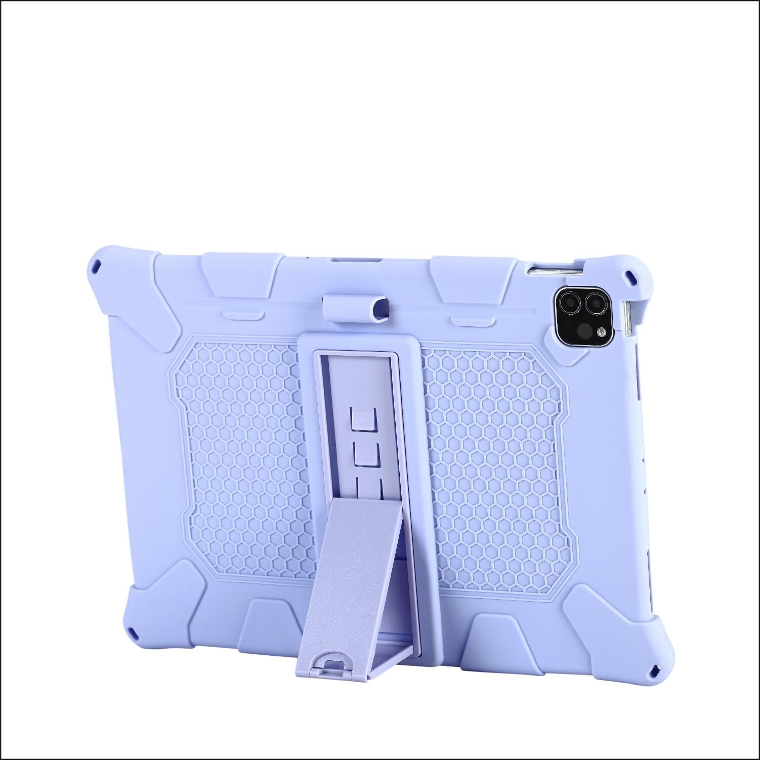 Coque iPad Air 2 silicone souple violette antichoc robuste - 8