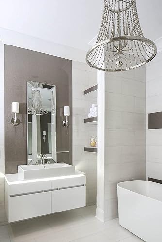 Miniatura 3 de Hudson Valley Lighting 8511-PN Amherst - Aplique de pared con 1 luz, color acabado níquel pulido