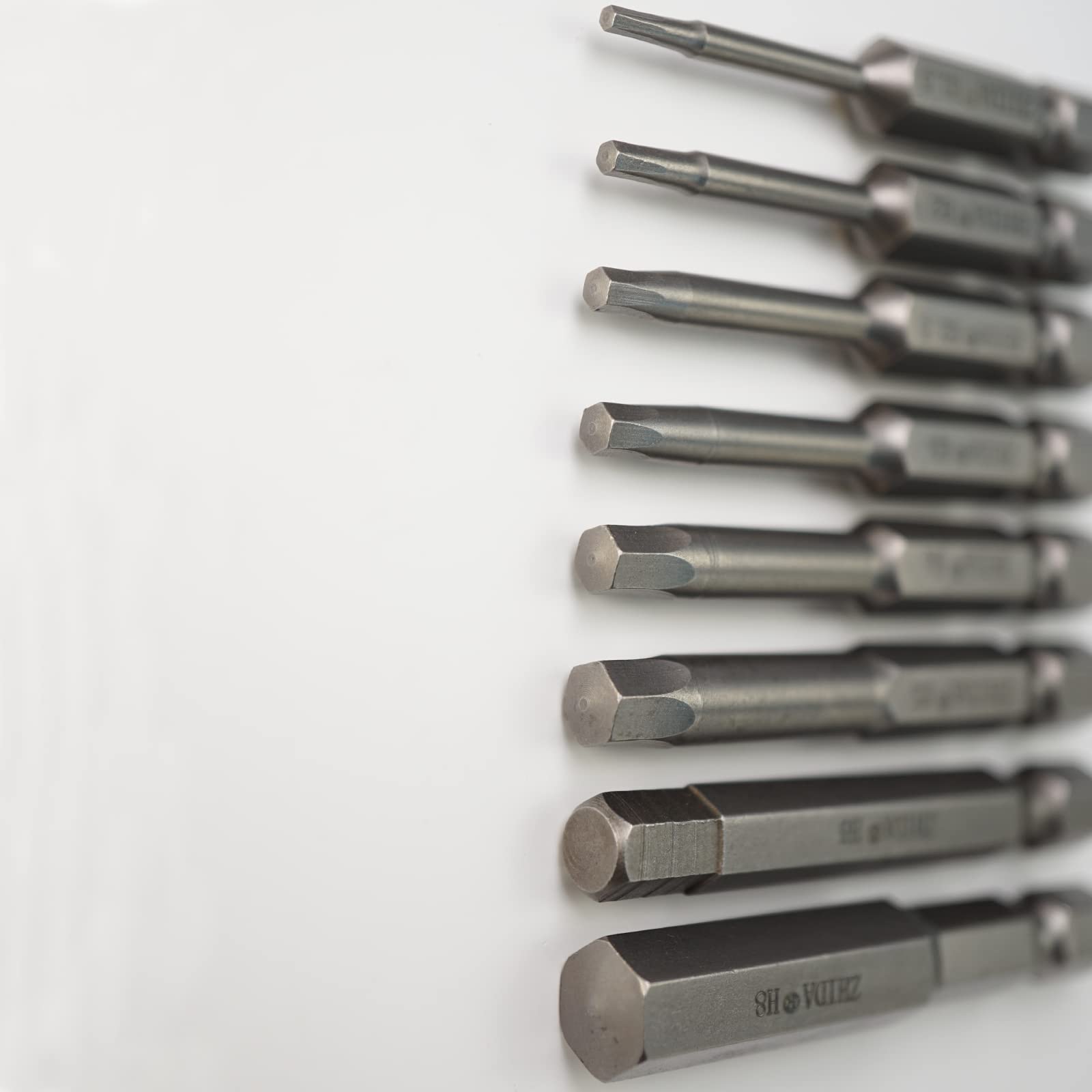 Amazon | ZHIDA 六角インパクトスクリュービットセット H1.5,H2