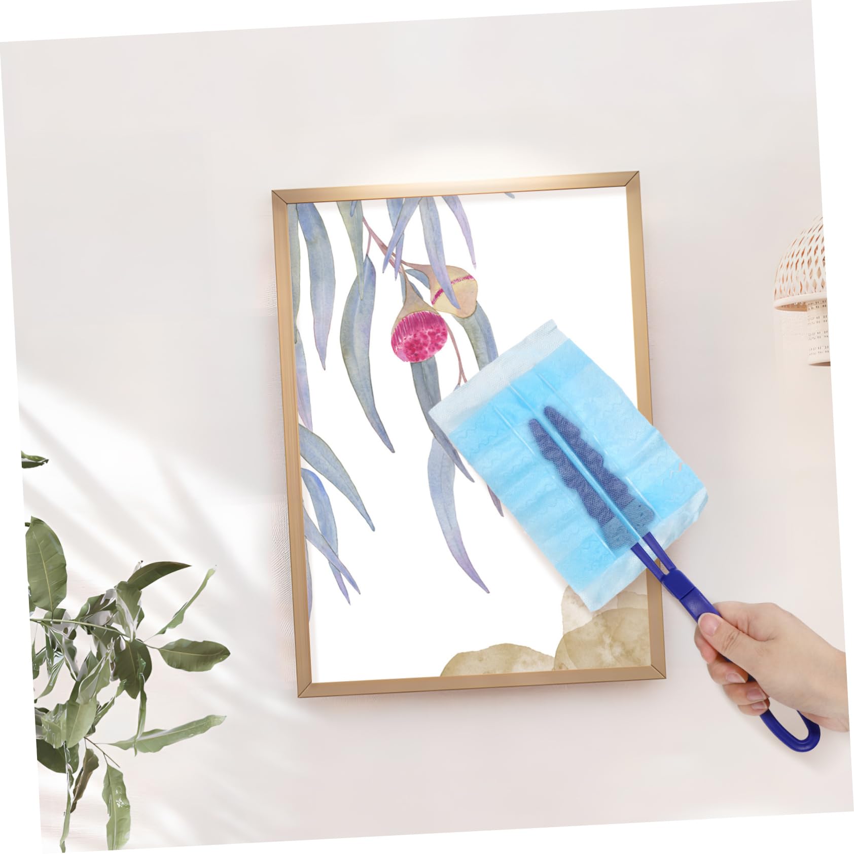 PartyKindom 3juegos Duster Electrostático con Recambios para Limpieza De Muebles Ventanas Sofás y Coches Compacto y Fácil De Usar