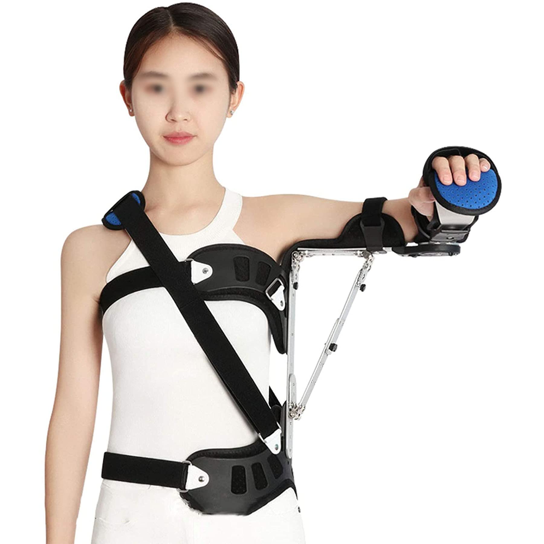 Inmovilizador Hombro para Lesiones Hombro Rotador dislocado Soporte para Lesiones Manguito rotador Cirugía sublexión Brazo Roto Suave cómoda Ortesis abducción Hombro Adecuado,Left