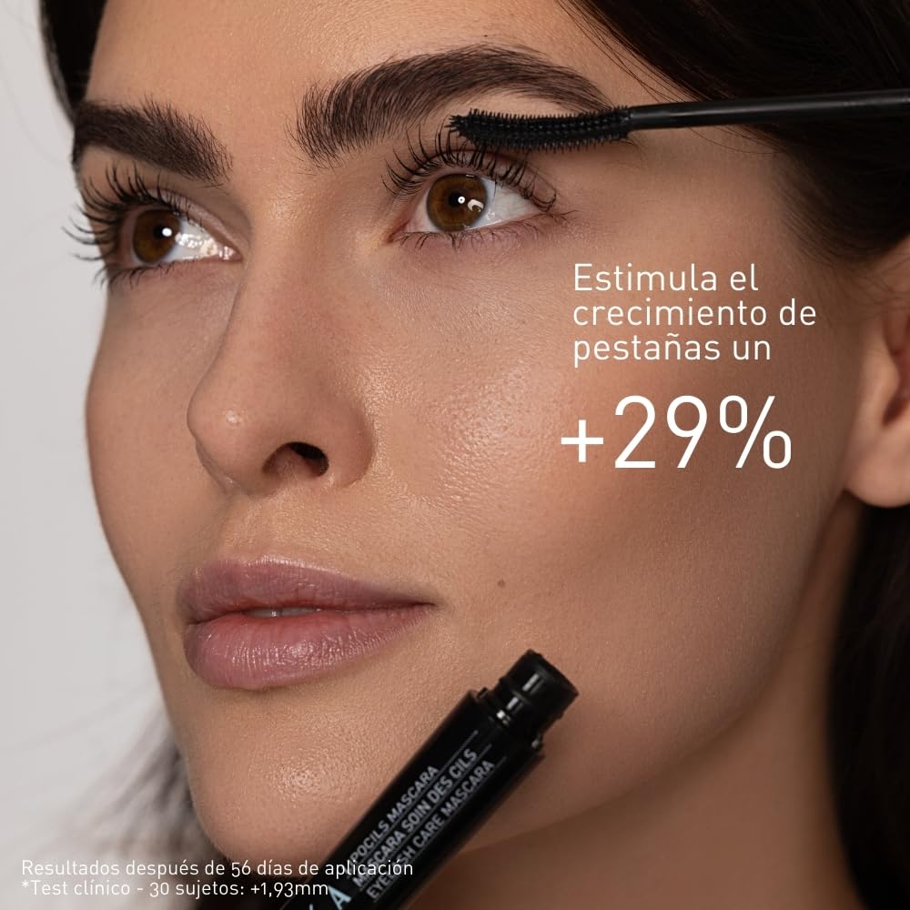 Talika Lipocils Mascara Water-Resistant Negro | Máscara de Pestañas con Complejo Botánico | Estimula el Crecimiento y Aporta Volumen Definido | Resistente al Agua | 1 x 8.5 ml