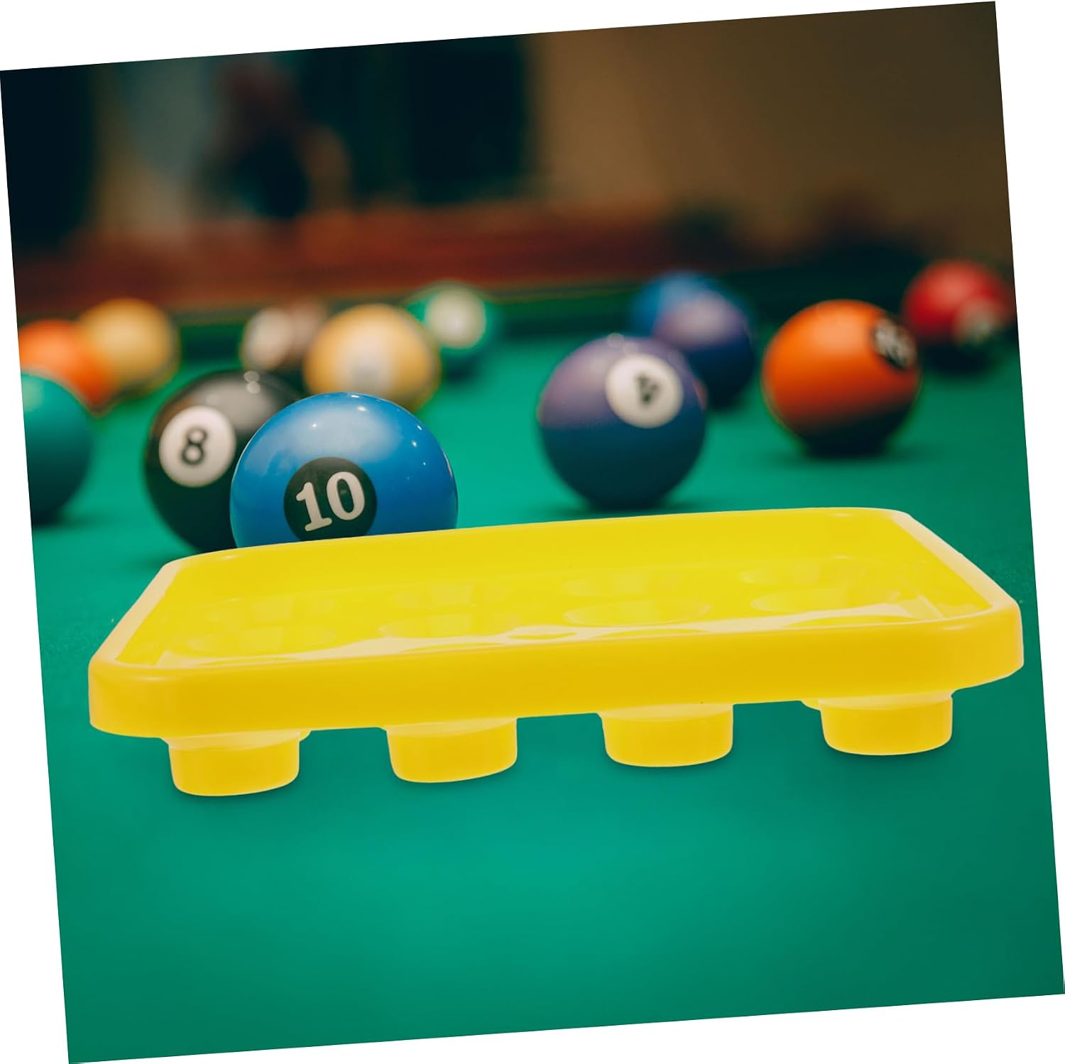 1pcs Hardwood Billiard Balls Holder Rack Billiard Pool Table Accessory Snooker Ball Tray Storage Tray for Organizing