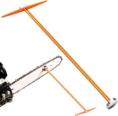 Firewood Measuring Tool for Chainsaw - Adjustable 18'', 22'', 26'' Solid Aluminum Log Marker - Magnetic Firewood Gauge with Tool-Free Assembly & High-Viz Pointer - Logging Accessories for Uniform Cuts