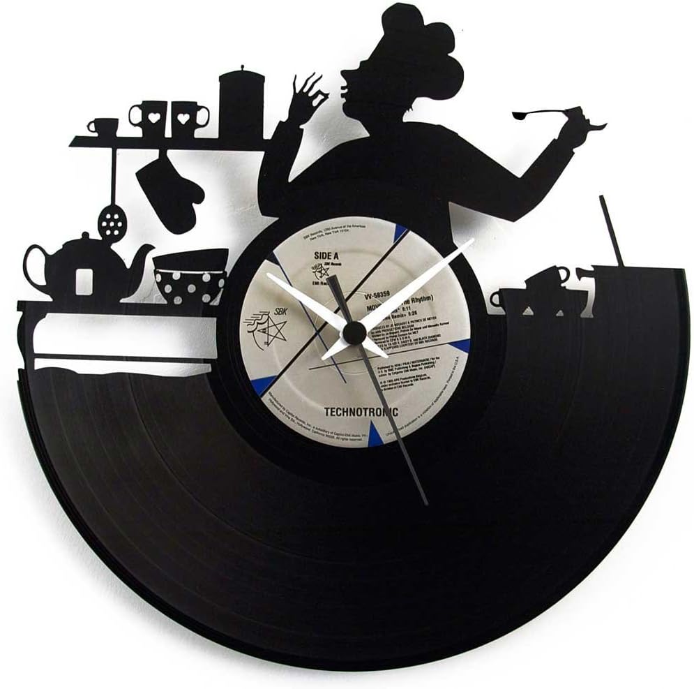 Kitchen Clock Chef Vinyl Idea Gift, Kitchen Style, Kitchen Chef ...