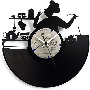 Kitchen Clock Chef Vinyl Idea Gift, Kitchen Style, Kitchen Chef ...