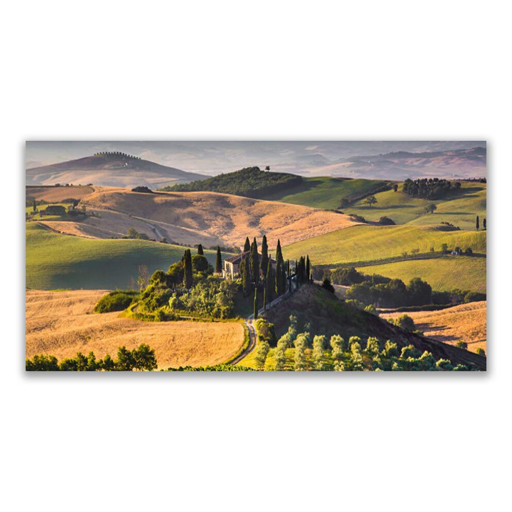 Toile imprimée 140x70cm paysage de montagnes Acker | Tableau de décoration murale moderne Tulup