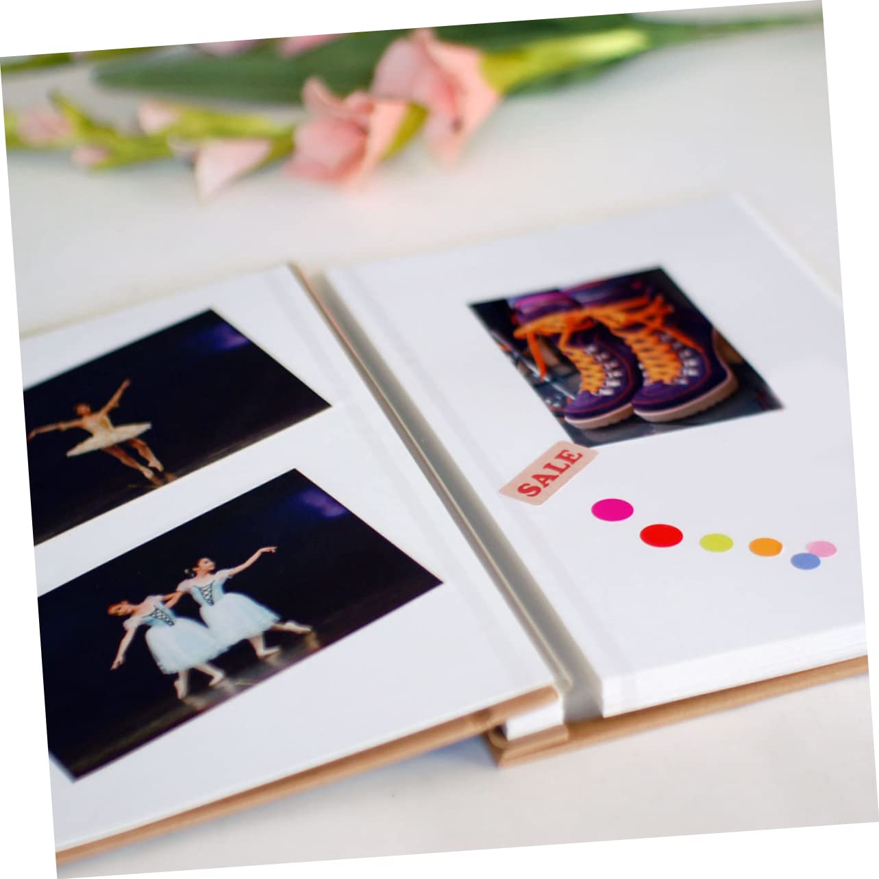 Cabilock 1pezzi Album Fotografico Adesivo Semplice Album di Scrapbooking Autoadesivo Fai da Te Pellicola Adesiva per Foto Rilegatura Resistente Copertina per Regali Personalizzati e Archivi