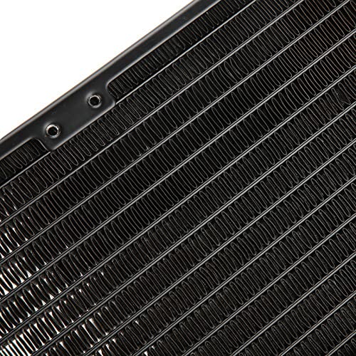 Water Cooling, 12 Tubes Computer Heat Exchanger G1/4 Thread Water Separator Water Cooler Tube for PC (360mm)