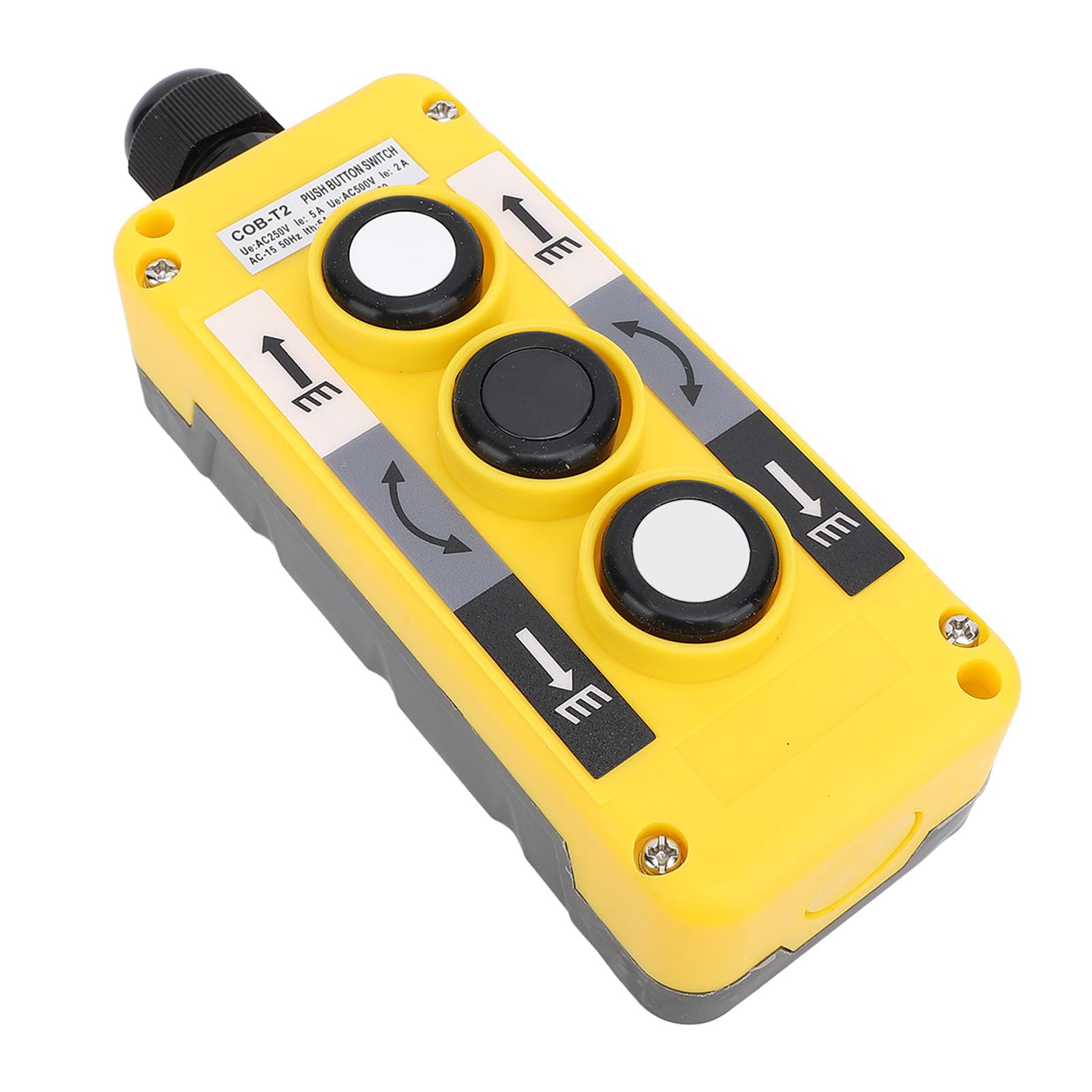 Cranelegged Electrical Hoist Control Equipment, AC2250V 5A 500V 2A, ABAB Pressure Switch, Industrial Hanging Control Button Switch
