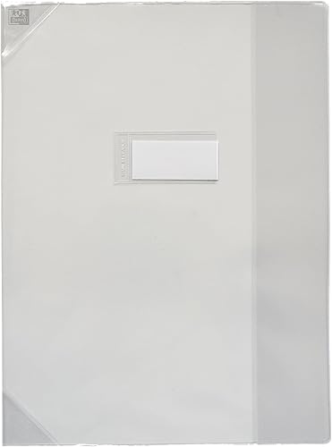 OXFORD Heftschoner A4 mit Klappe Lesezeichen Strong Line PVC transparent 15/100 