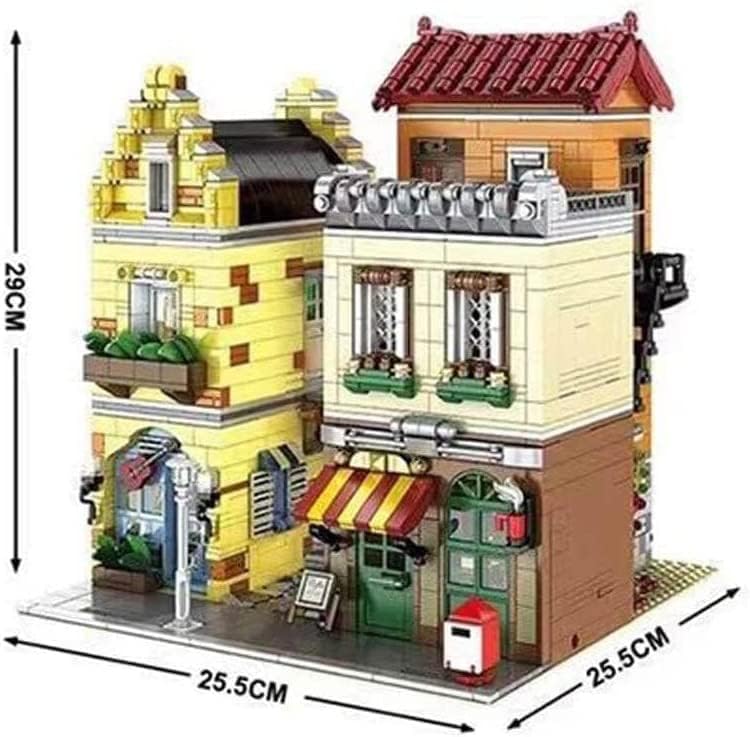 Miniatura 8 de General Jims Juguetes y ladrillos bloques de construcción iluminados tienda de música cafetería y sala de estar bloques de construcción modulares