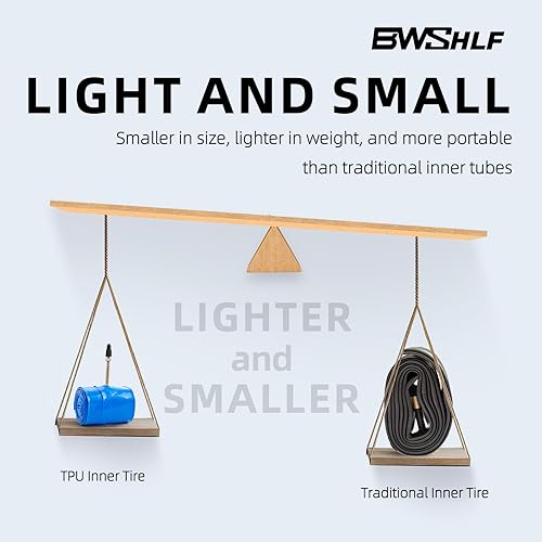 Miniatura 3 de Bike TPU Inner Tube 2pack, 26x1.92.3 AVFV, 27.529x1.752.125 AVFV, 700x18C32C 35C40C FV, Bicycle TPU Tube SchraderPresta Valve Ultralight for