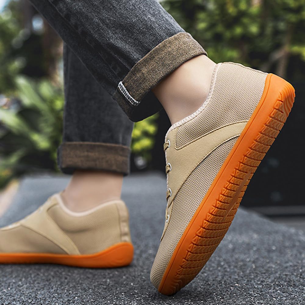 Barefoot Shoes Unisex Scarpe Barefoot Minimaliste Sneakers Uomo Scarpe Palestra Leggere Scarpe a Piedi Nudi con Punta Larga e Suola a Zero Drop Gr.36-47, Scarpe Versatili