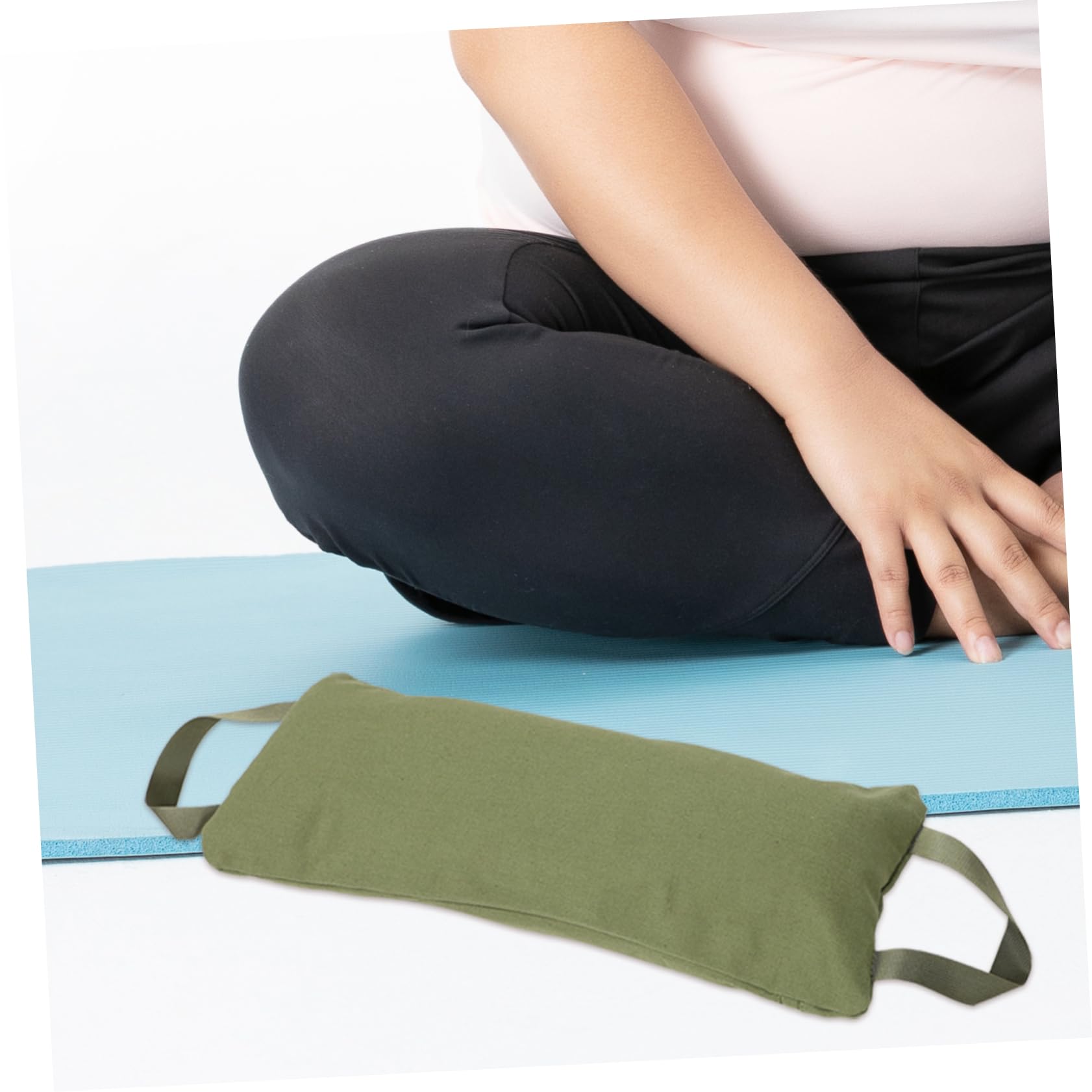 Sacco di Sabbia Leggero e Facile da Pulire in Tela Verde per Allenamento e Yoga per Esercizi di Sollevamento Pesi e Fitness