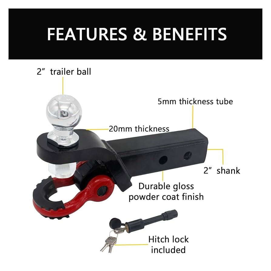 Amazon.co.jp: トレーラーヒッチマウント トレーラーヒッチ