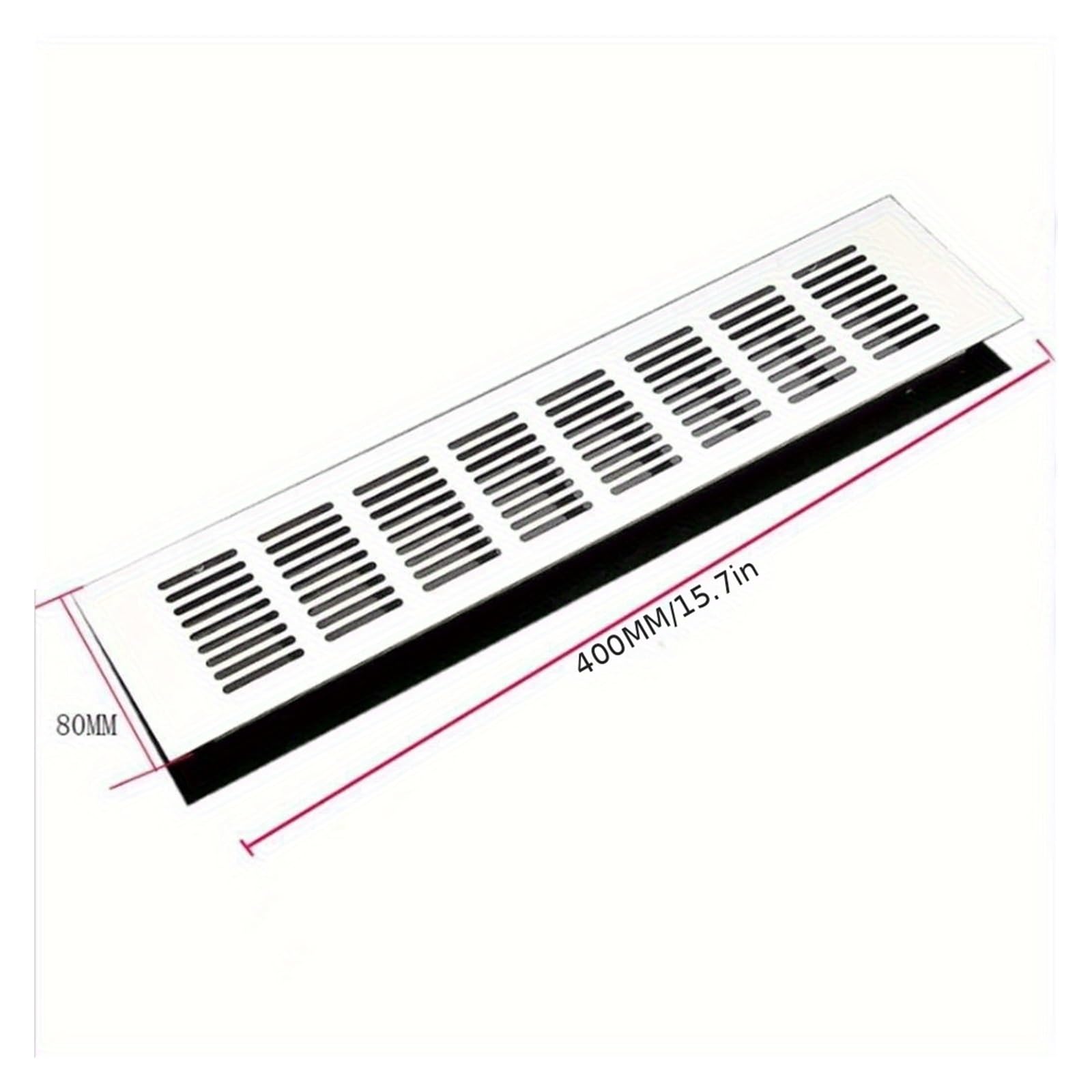 Griglia Aerazione Griglia di ventilazione in alluminio da 2 pezzi 80 mm