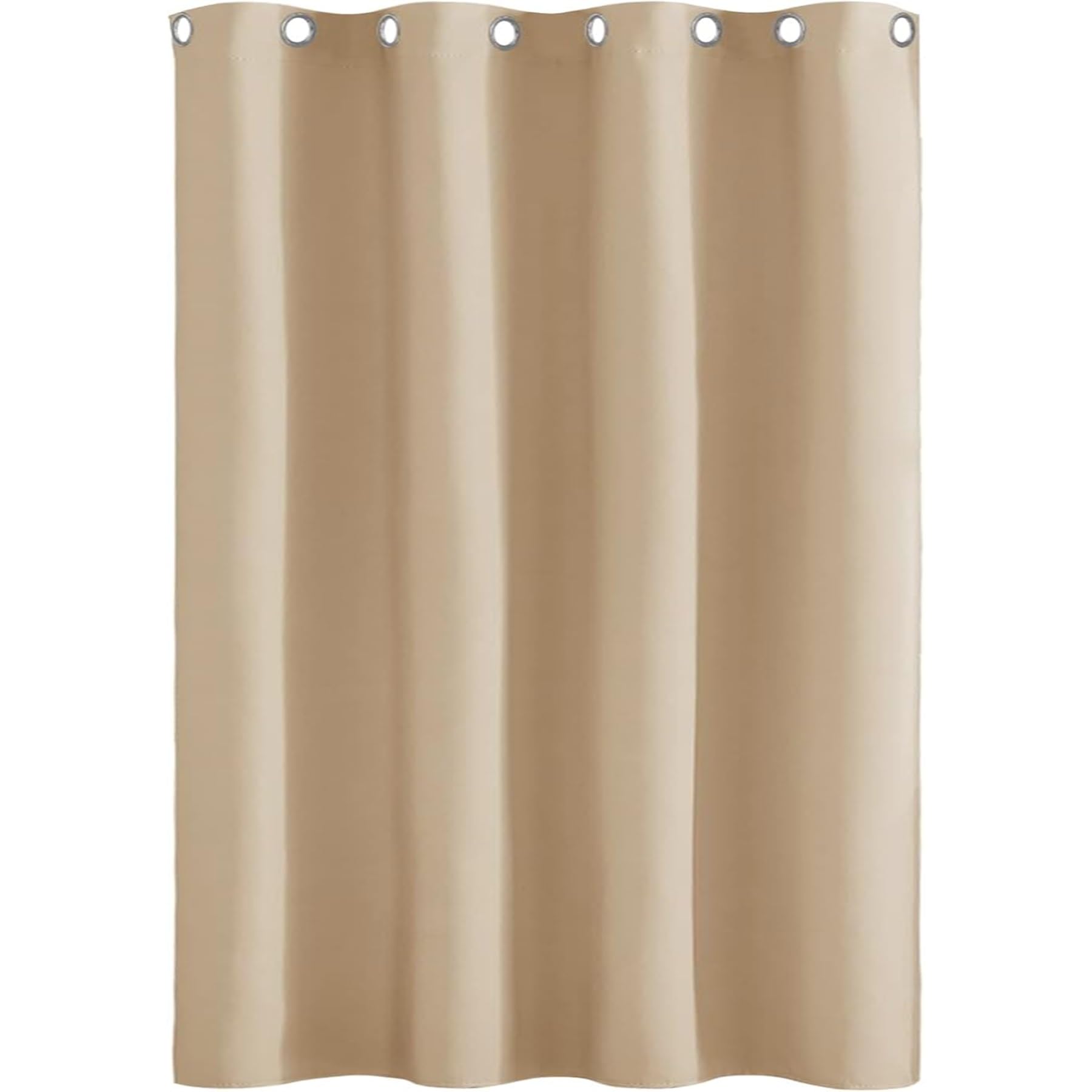 Cortinas Salon Opacas, 140 x 245 cm Modernas Decorativas Cortinas Largas para Ventanas Separador de Ambientes para Dormitorio, Salón y Cocina, Color Crema