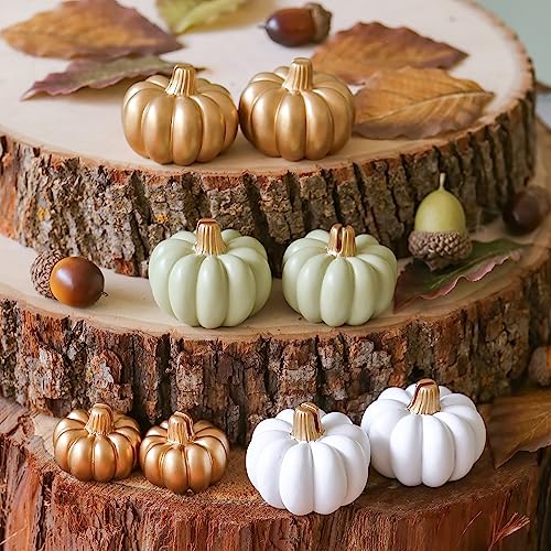 Kate Aspen 25360GN Fall Decor Mini Green Pumpkin Place Card Holder thumb #4
