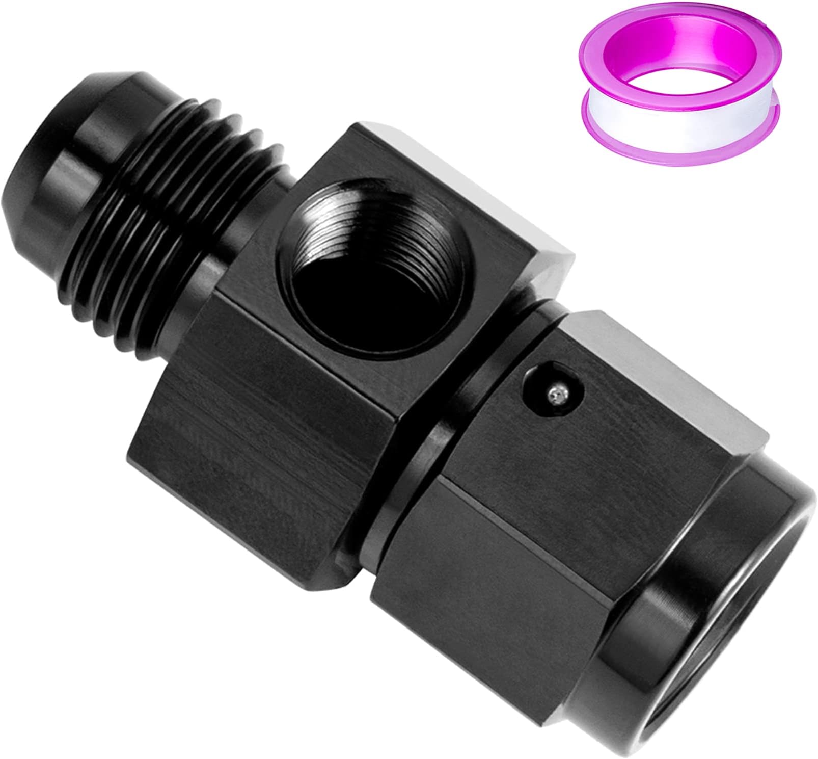 Fitting - Gauge Adapter - Straight - 6 AN Male To 6 AN Male - 1/8 In - Foto 7