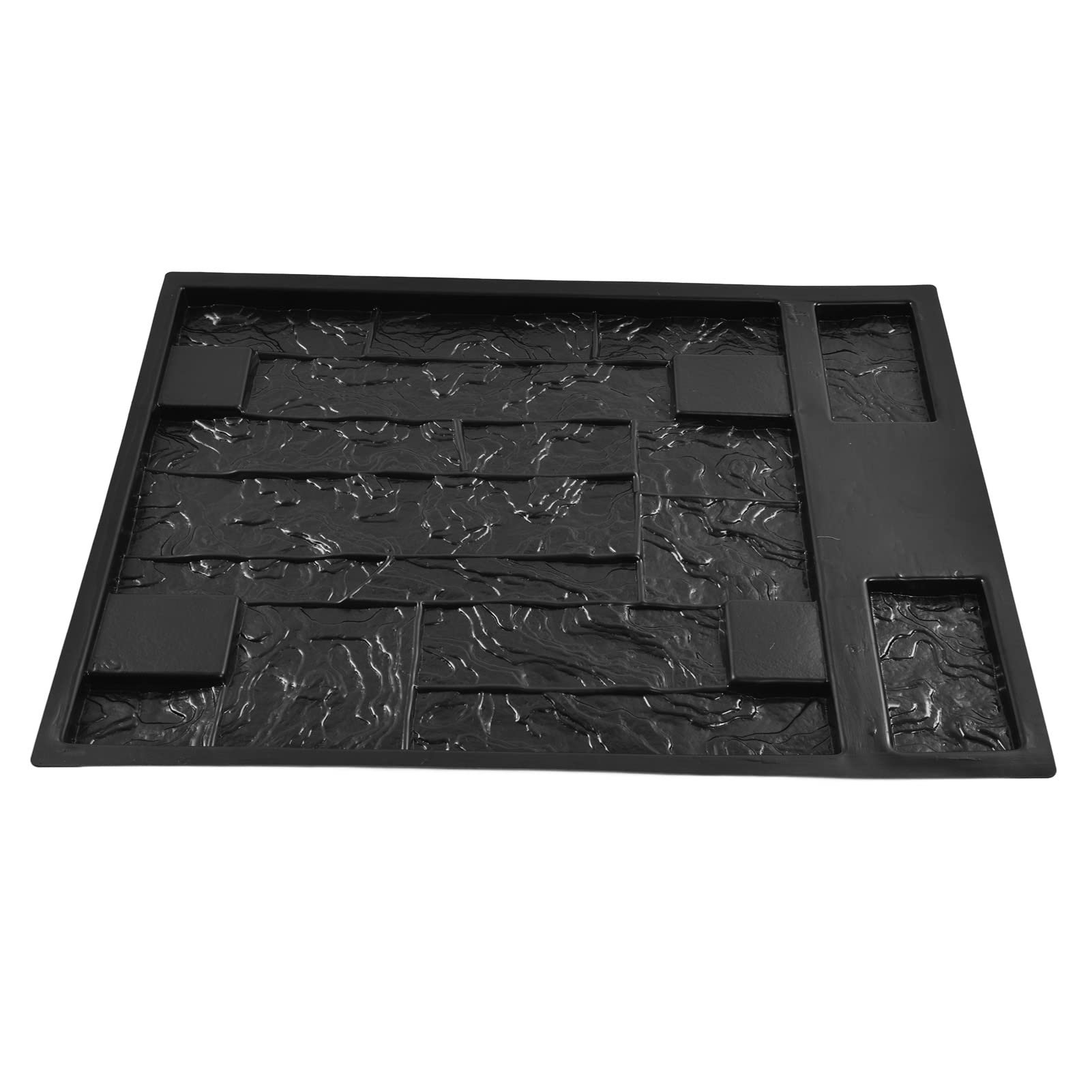 Wandformform, DIY, recycelbar, verschleißfest, Individualität, ABS-Betonformen für Garten, Heimdekoration, Schwarz