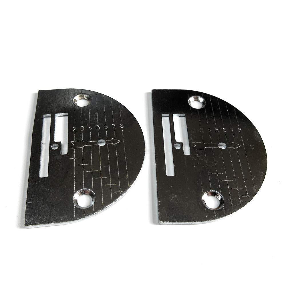 Evernice 2 Needle Throat Plate For Singer Class 15, 15-91, 201 Sewing Machines #125319Lg
