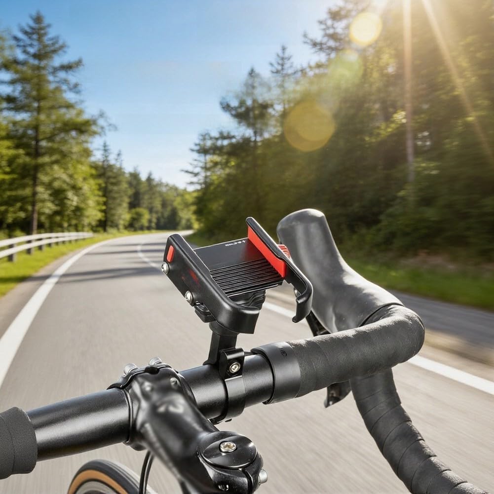General Support de téléphone pour vélo avec rotation à 360 degrés