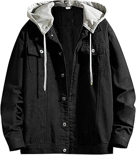 Men's Windproof Winter Jacket Cargo Jacket with Hood Lined Leisure Jacket Work Transition Jacket Sports Jacket Leisure Hiking Travel Functional Jacket